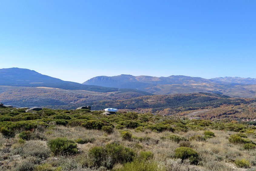 Sierra de Gredos desde el Cerro Gallinero Hoyocasero (ADERAVI)